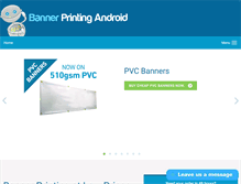 Tablet Screenshot of bannerprintingandroid.co.uk